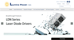 Desktop Screenshot of luminapower.com